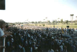 134th Games (1999). More than 1,000 pipers and drummers march off