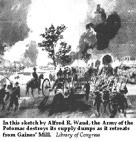 Aftermath of Gaines' Mill, by Alfred Waud.