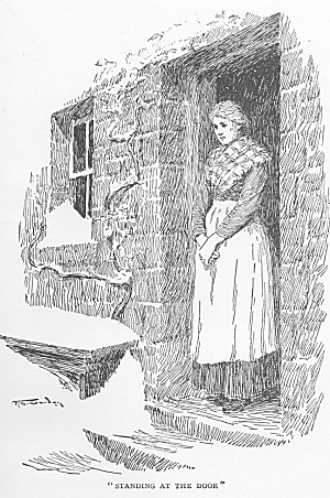 Standing at the door