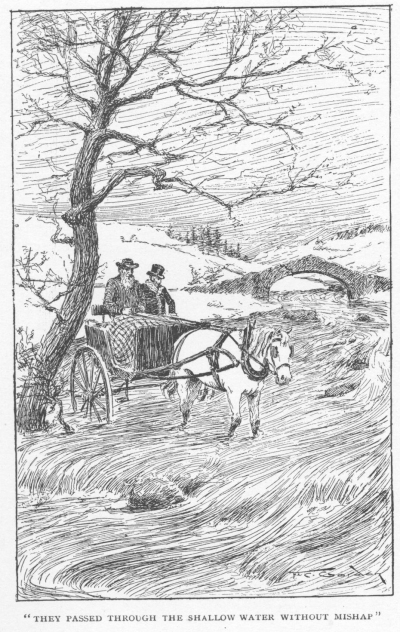 They passed through the shallow water without mishap