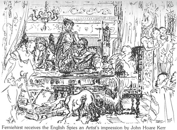 Rerniehirst receives the English Spies 