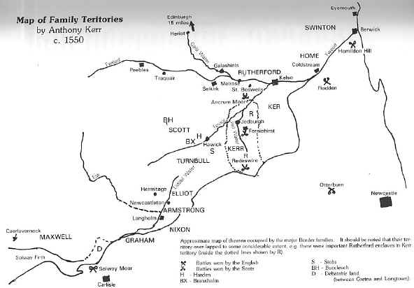 Map of Family Territories