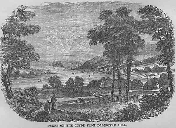 Scene on the Clyde from Dalnottar Hill