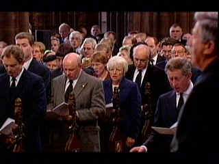 Tony Blair Prime Minister left & Prince Charles right