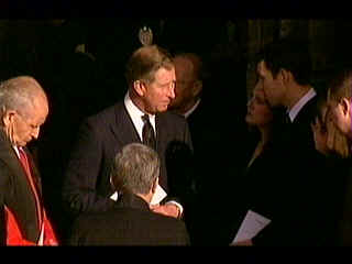 Prince Charles and the with Donald's children