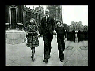 A young Donald Dewar with his children