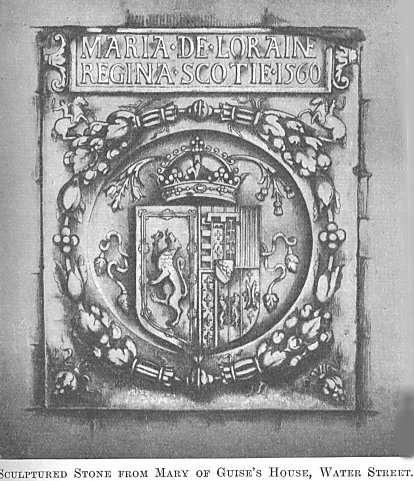 Sculptured Stone from Mary of Guise's House, Water Street