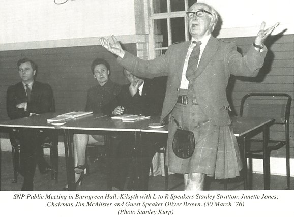 SNP Public Meeting in Burngreen Hall