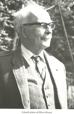 A family photo of Oliver Brown