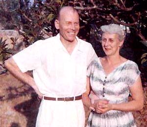 Sid with "Frankie", Frances Harriet Killam