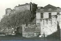 A remaining part of the Flodden Wall at the Vennel in Edinburgh