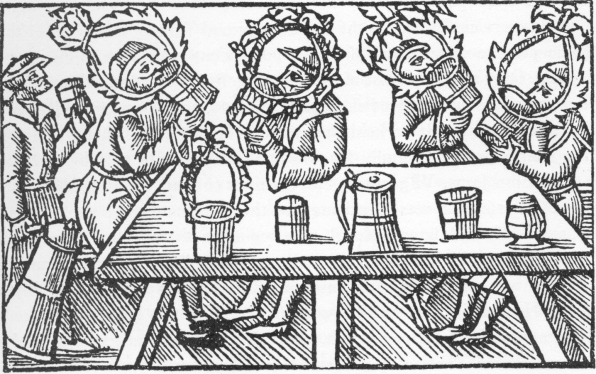 The use of Swedish wooden mazers