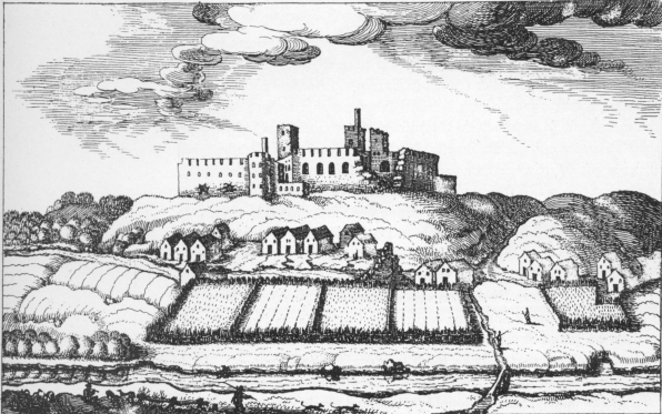 The castle of Wesenberg in Livonia