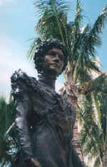 Princess Ka'iulani statue, Waikiki, artist Jan Fisher. Photograph by Mindi Reid