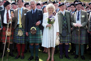 Prince Charles and Cammilla with Clan Chiefs. Picture taken from the BBC.