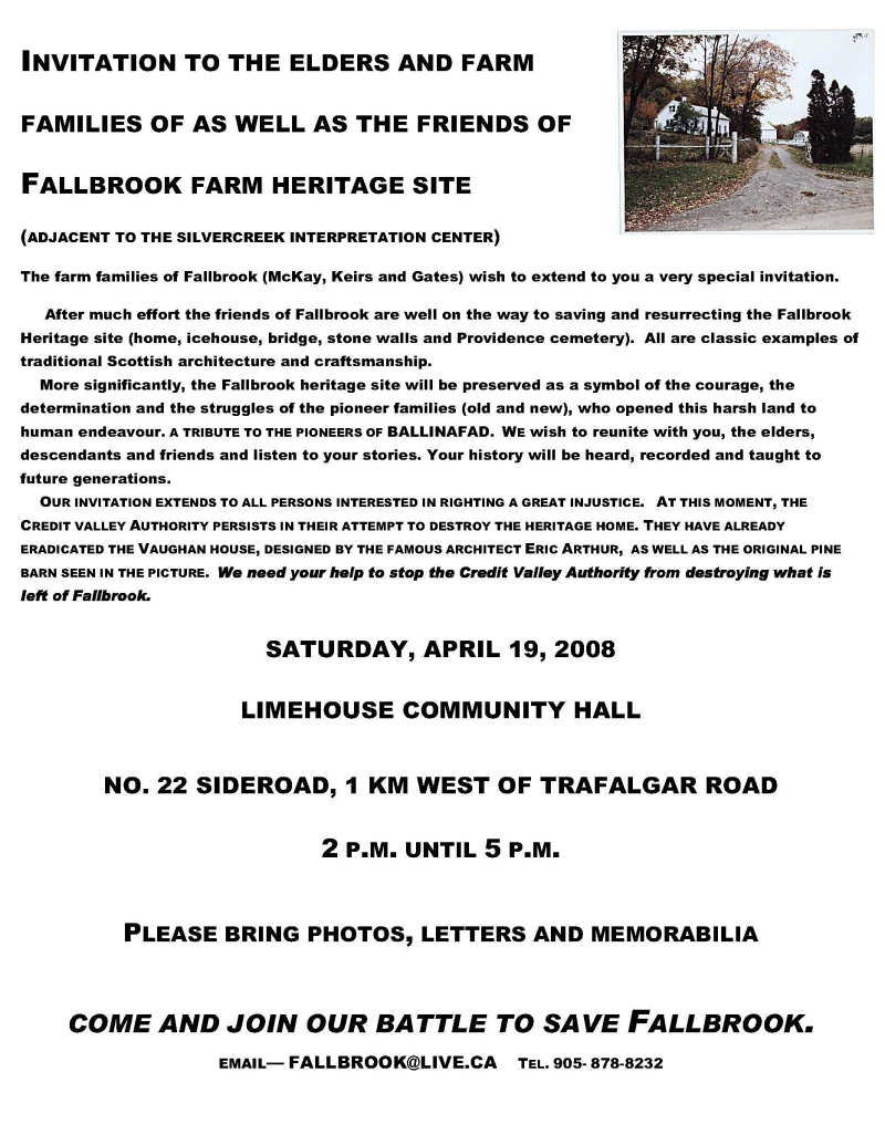 Fallbrook Farm Heritage Site