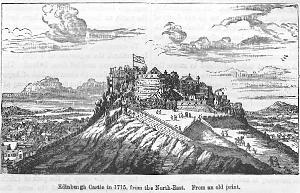 Edinburgh Castle in 1715
