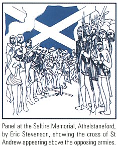 Panel at the Saltire Memorial