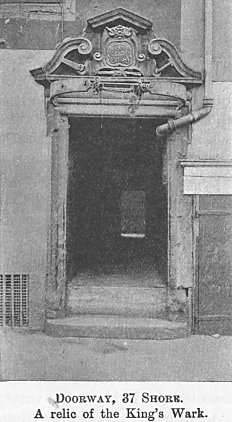 Doorway, 37 Shore. A relic of the King's Wark.