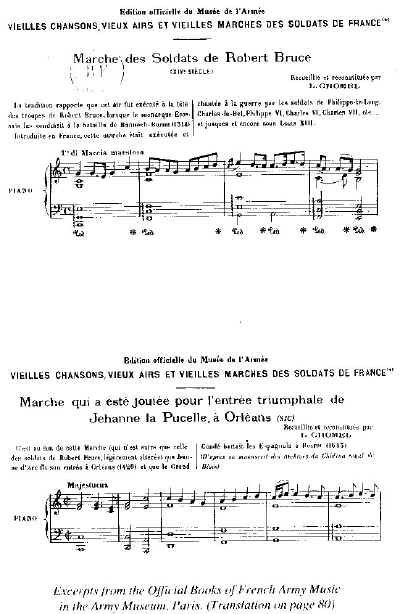 Excerpts from the Official Books of French Army Music