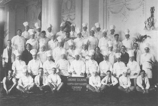 Brigade de cusine: members of an underworld where everyone speaks French