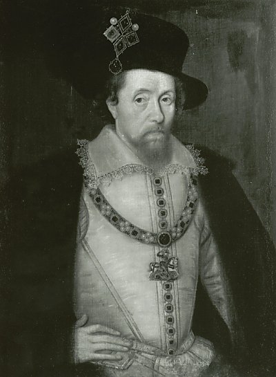 King James VI & I, artist unknown 'detail' 