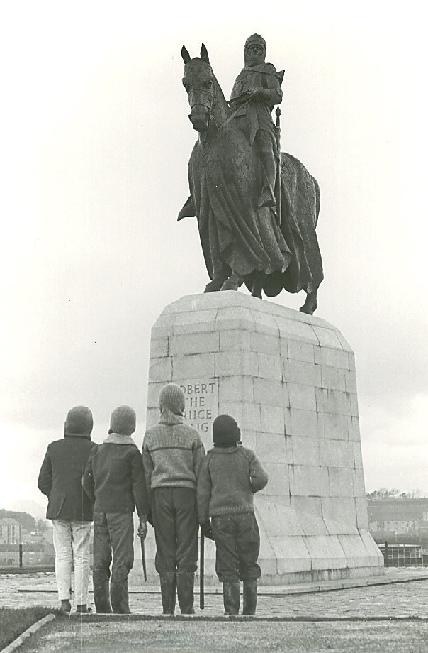 Monument to King Robert the Bruce at Bannockburn