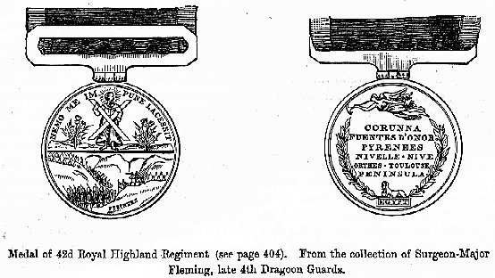 Medal of 42d Royal Highland Regiment