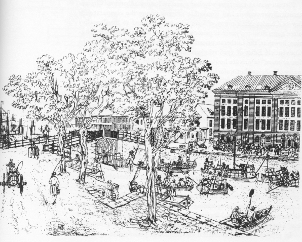 The stevedore's gang in Gothenburg