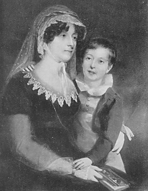 Lady Nairne and her son
