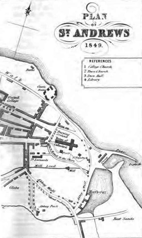 Map of St Andrews 1849 right