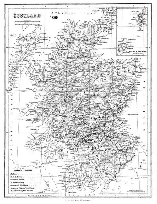 Scottish Railways Map