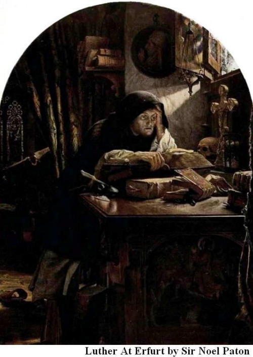 Luther at Erfurt By Sir Noel Paton