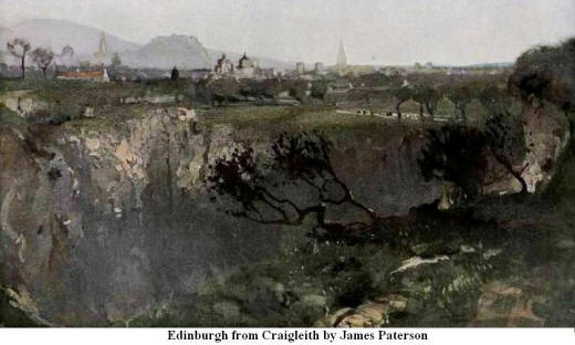 Edinburgh from Craigleith. By James Paterson