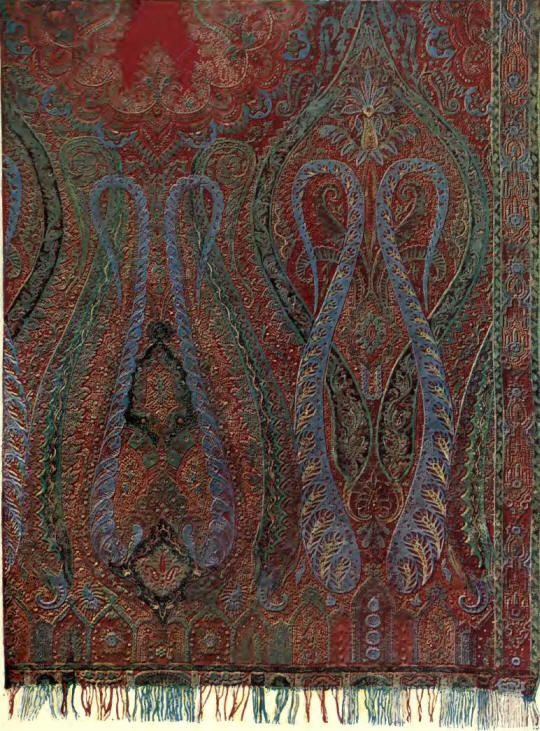 Plate 6 - Paisley Shawl, Red Centre