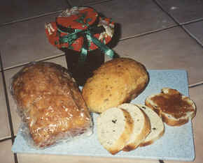 Fresh Bread and Jams