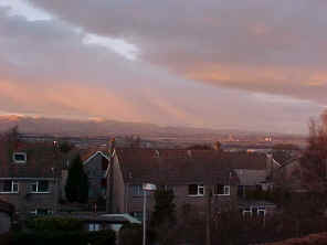 Ochil Hills at Sunset