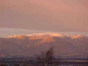Ochil Hills at Sunset