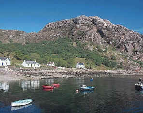 Daibaig, West Coas, location of the film Loch Ness