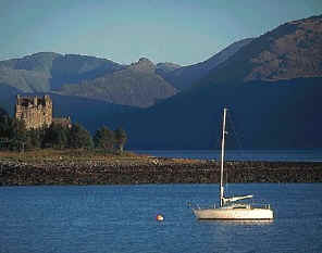 The castle of eilean donan, home of the Macraes