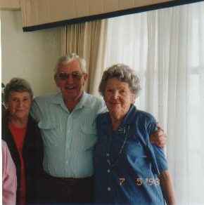 Kath nee Davis on our right next neph Donald Smith & wife Helen