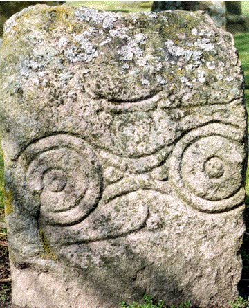 Double disc & Z-rod Pictish symbol stone MCNagahiro