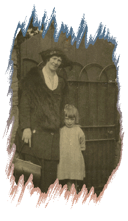 My grandmother and mother on holiday in Wales between the Wars.