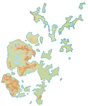 Map of Orkney