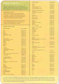 Open Season dates for Salmon and Sea Trout