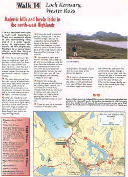 Walk 14. Loch Kernsary, Wester Ross