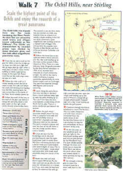 Walk 7. The Ochil Hills, near Stirling