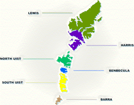 Map of the Western Isles
