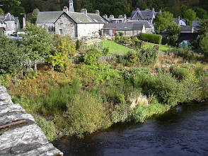 A view from the bridge at the Dunalastair hotel. 