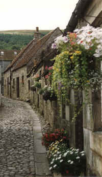 Cobbled street in Falkland